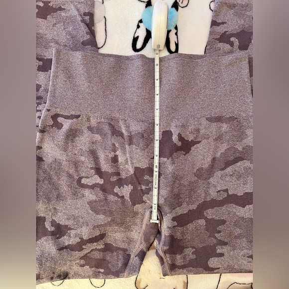 Purple Camouflage Women's Leggings - Picture 3 of 7